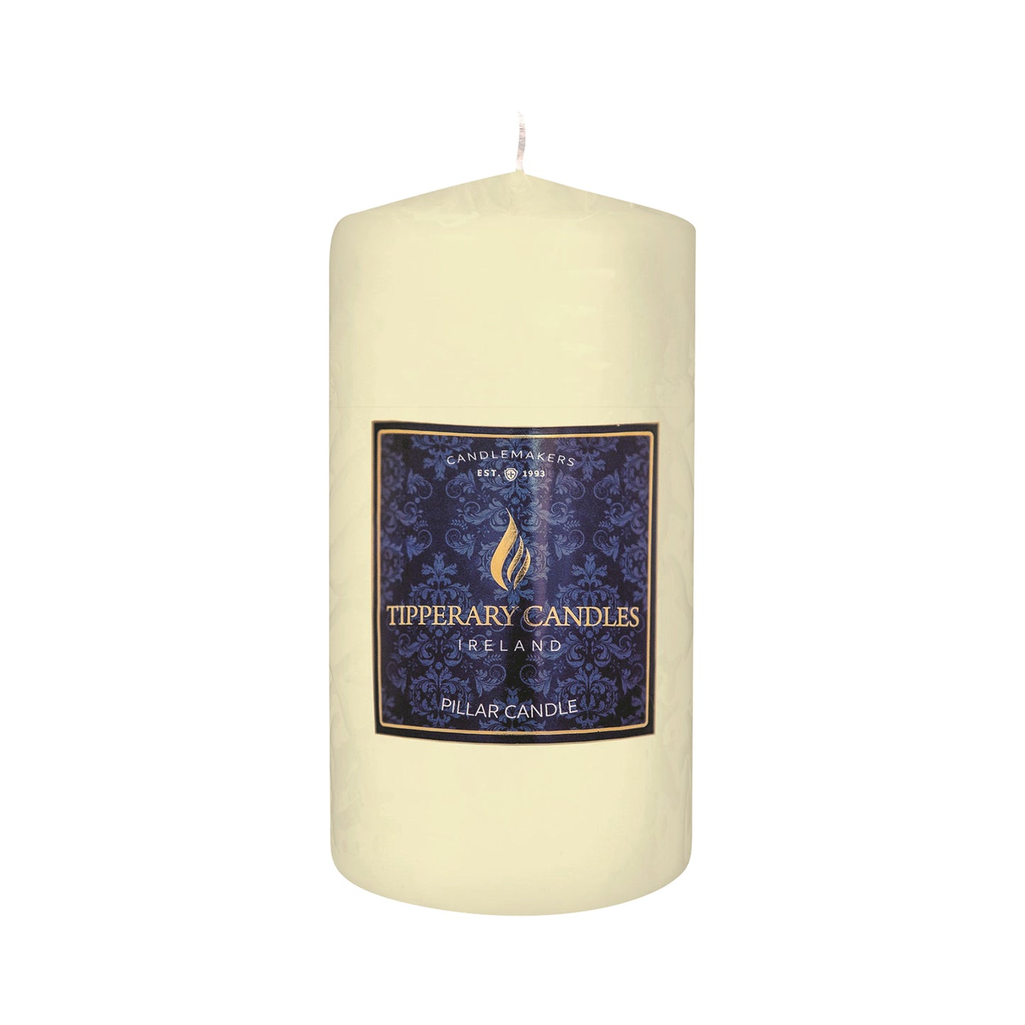 Ivory Pillar Candle - W70/H150 - 60hrs burning